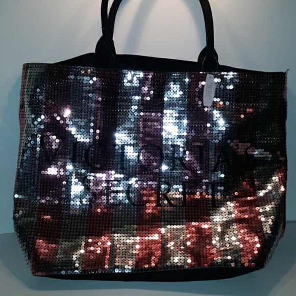 New Victoria's secret sequins tote bag - Picture 1 of 4